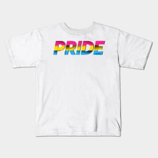 LGBTQ+ PRIDE: Pansexual Pride Flag Kids T-Shirt